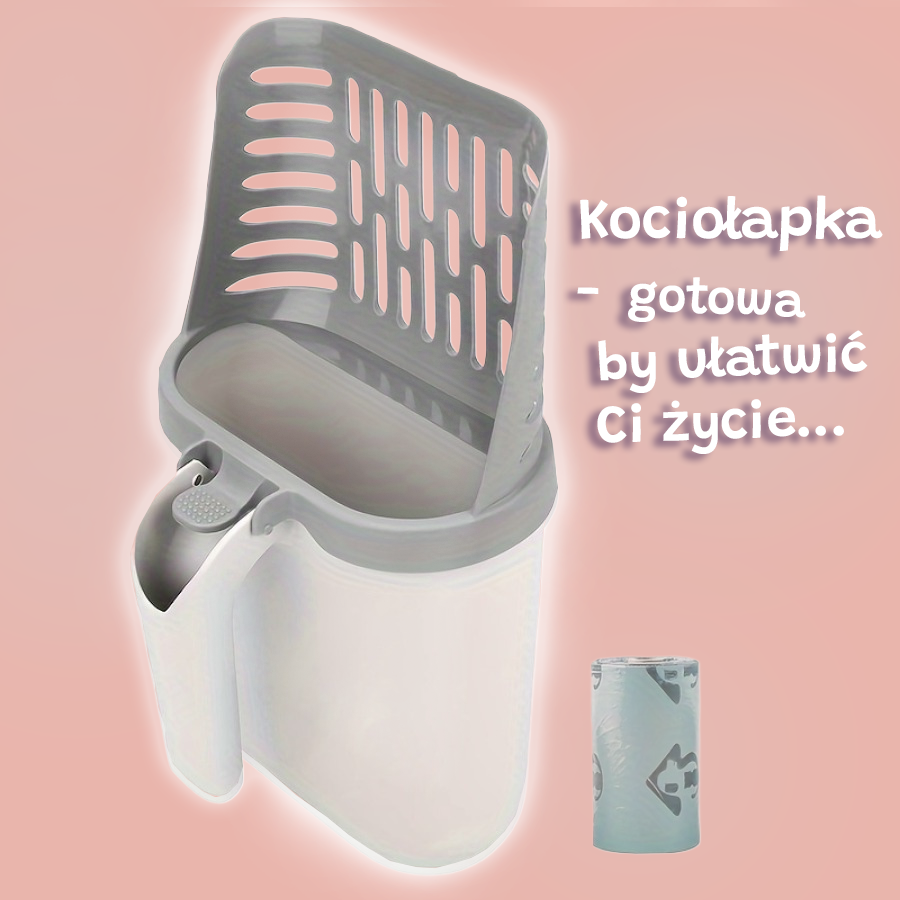 Kociołapka™ - innowacyjna łopatka do żwirku