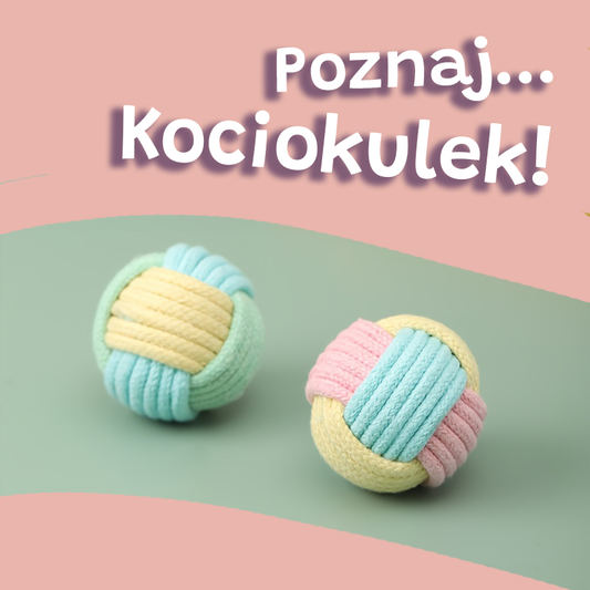 Kociokulek™ - bezszelestny kłębek do zabawy